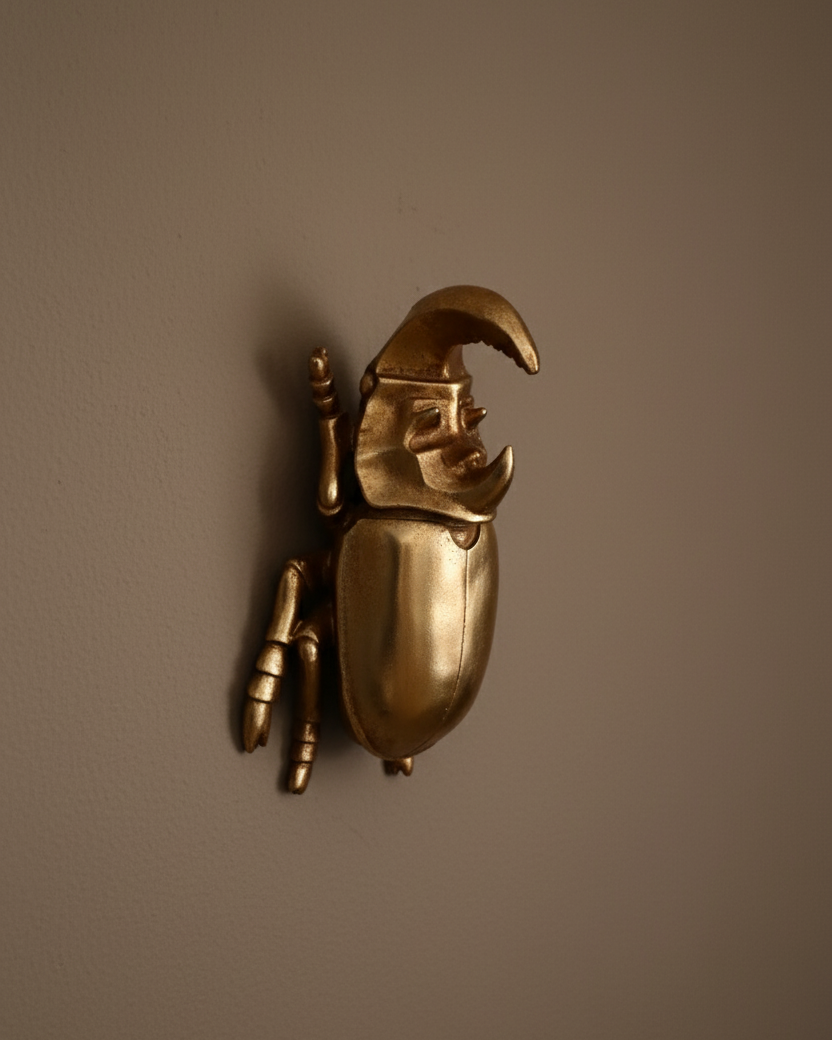 Regal Scarab Decorative Wall Accent 