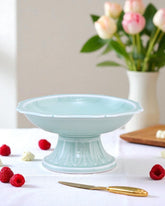 Celadon Green Glaze Cake Stand 