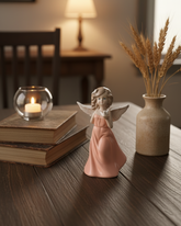 Peach Serenity Angel - Fine Porcelain Figurine 