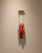 Lobster With Net Wall Decoration - Small 