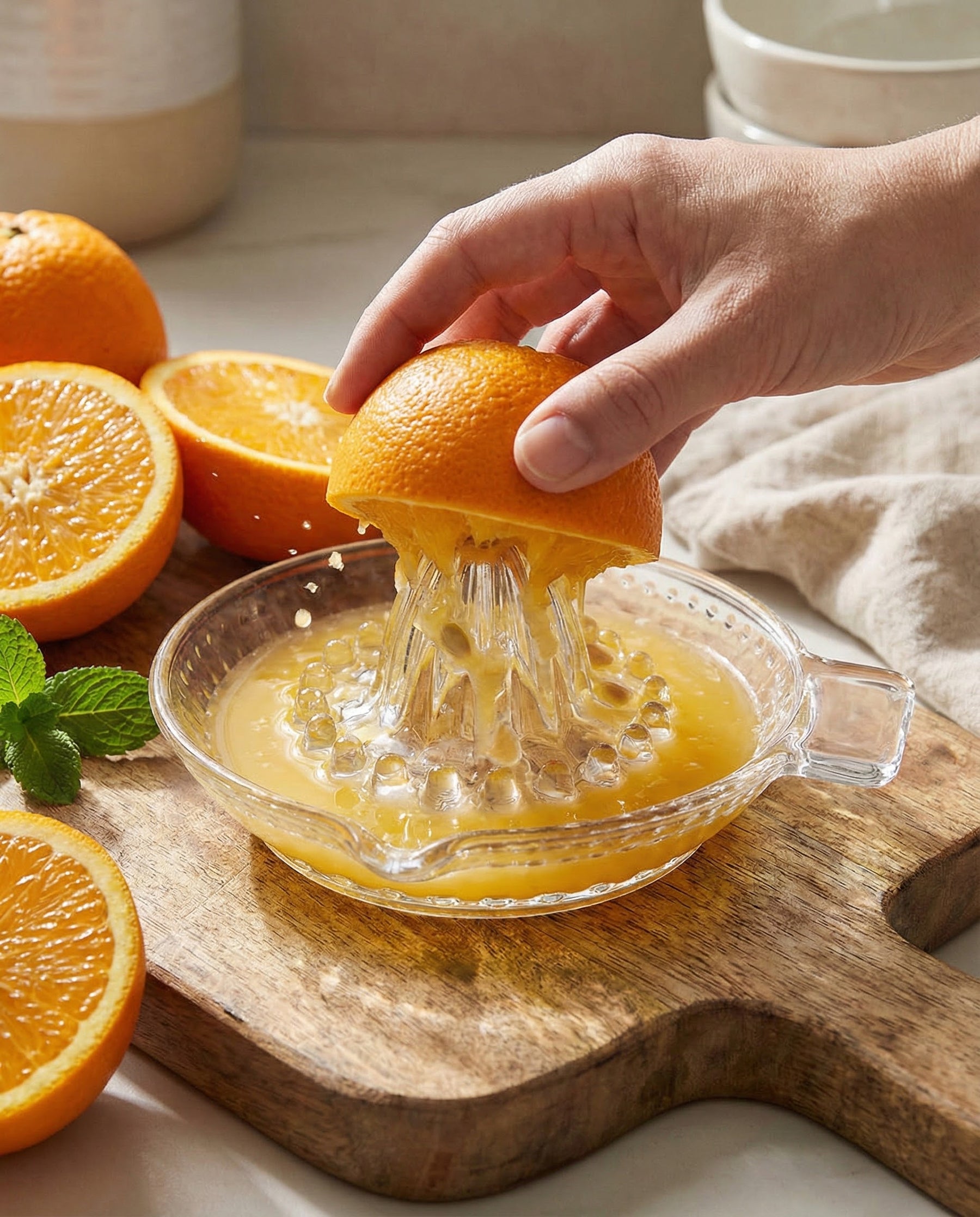 Classic Glass Citrus Juicer 