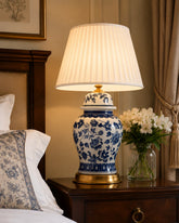 Peruvian Lily Floral Table Lamp 