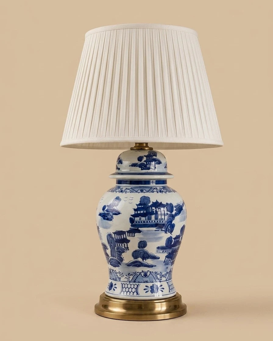 Blue Willow Table Lamp 