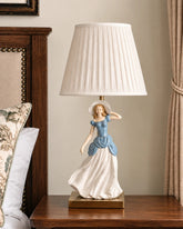 Spring Breeze Lady Figurine Lamp 