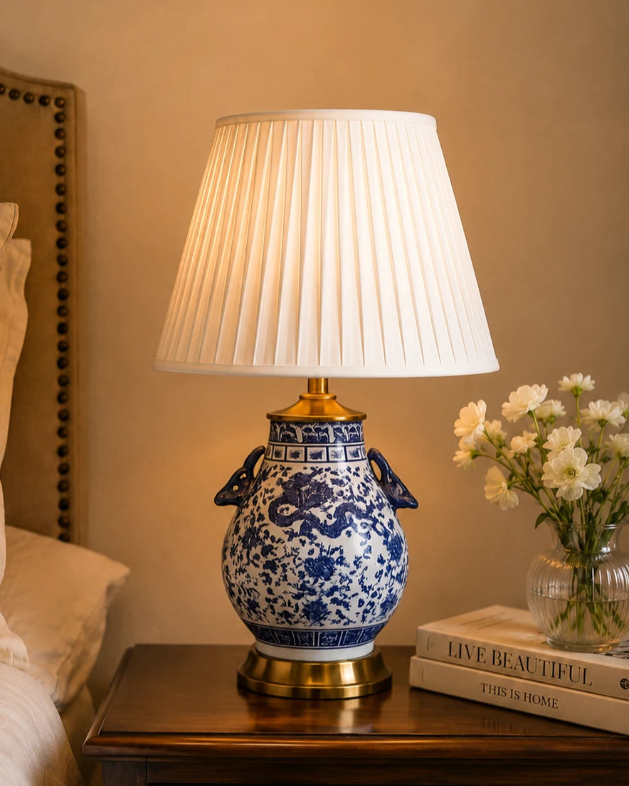 The Mandarin Dragon Table Lamp 