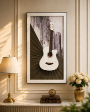 Harmony Guitar Decorative Framed Wall Art