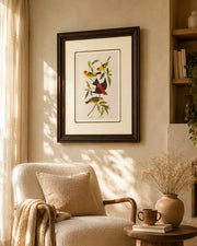 Louisiana Tanager & Scarlet Tanager Bird Print "24x30" Inches