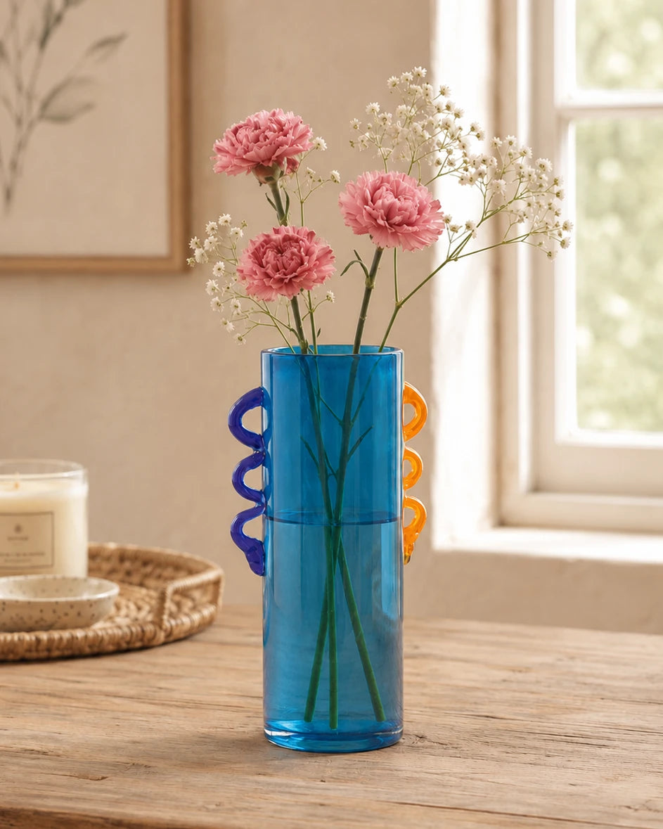 Ocean Mirage Celinder Vase 