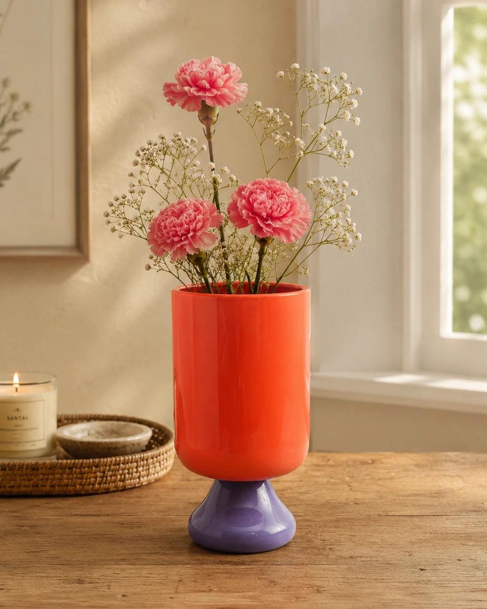 Sunflare Majesty Flower Vase 