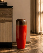 Crimson Ombre Floor Vase - Small
