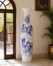 Majestic Mist Landscape Tall Floor Vase - 6.4 Ft