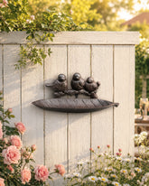 Leaf Perch Cast Iron Bird Feeder 