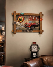 1954 XK Vintage Wooden Frame Poster