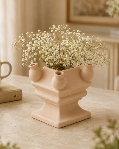 Terracotta Quad Bud Vase