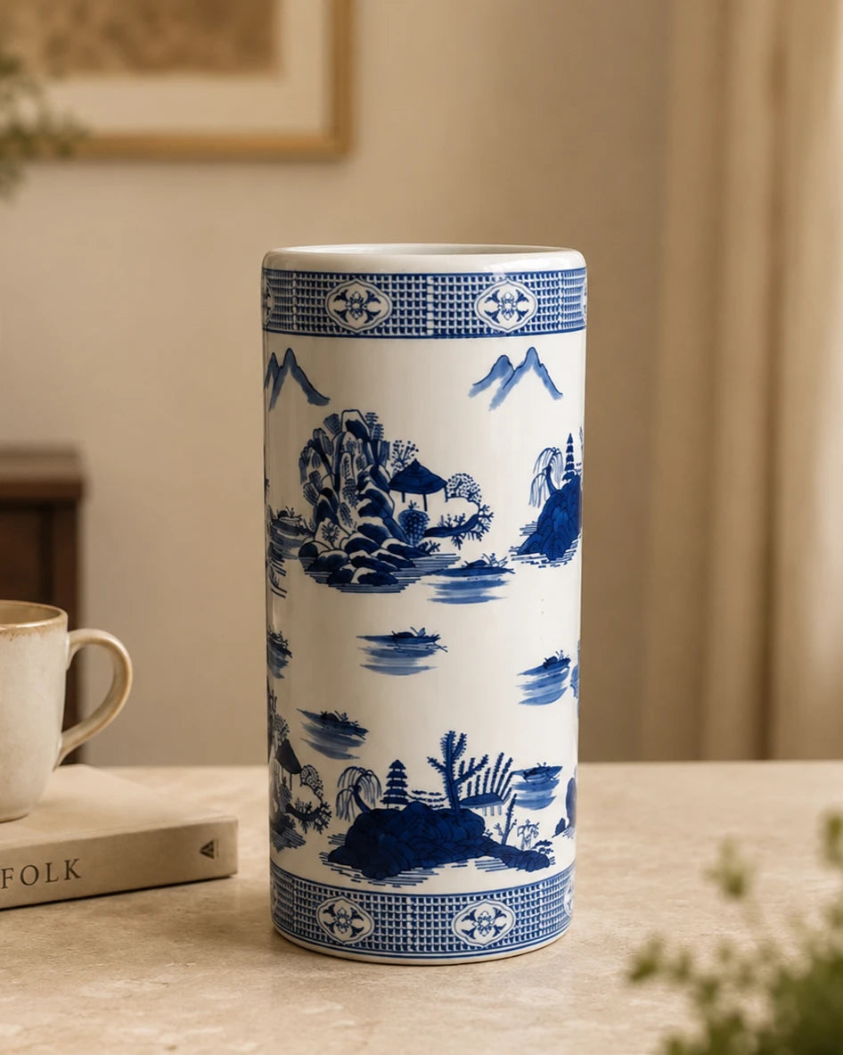 Blue Horizon Decorative Vase 