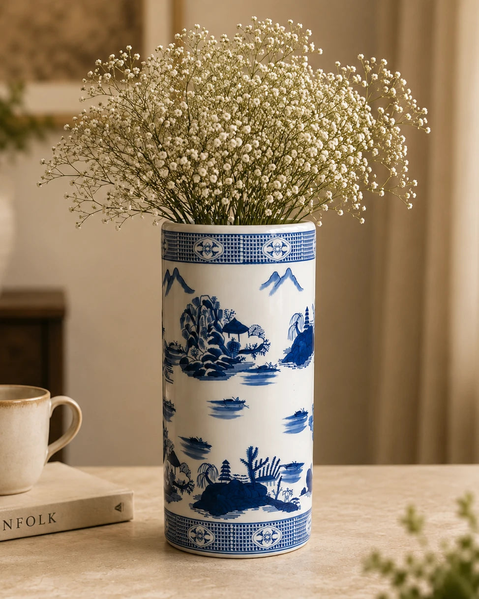 Blue Horizon Decorative Vase 