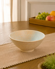 Golden Drift Matte Serving Bowl