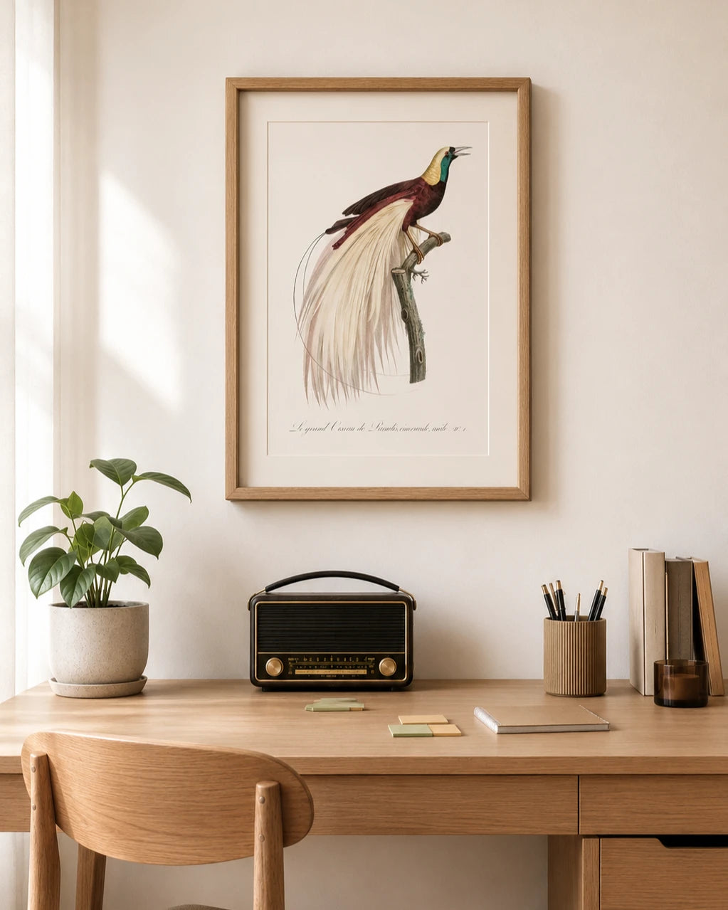 Emperor bird of paradise Print 
