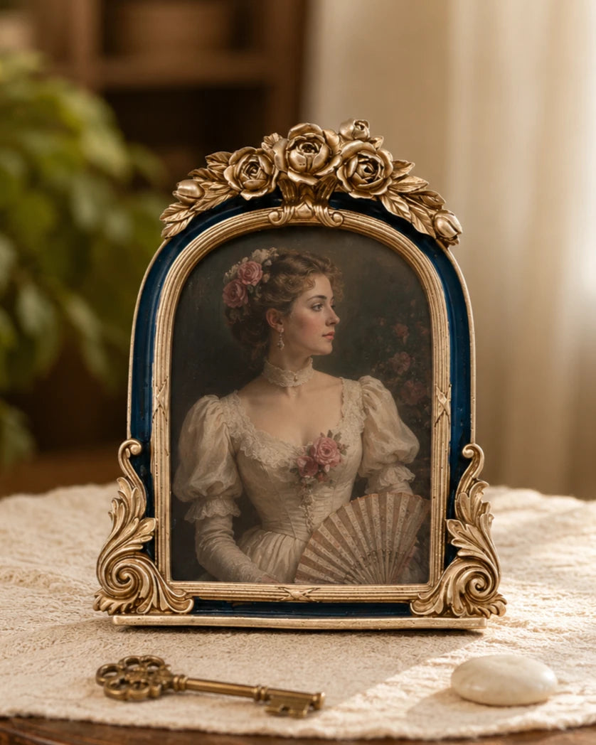 Vintage Rose Arch Photo Frame 
