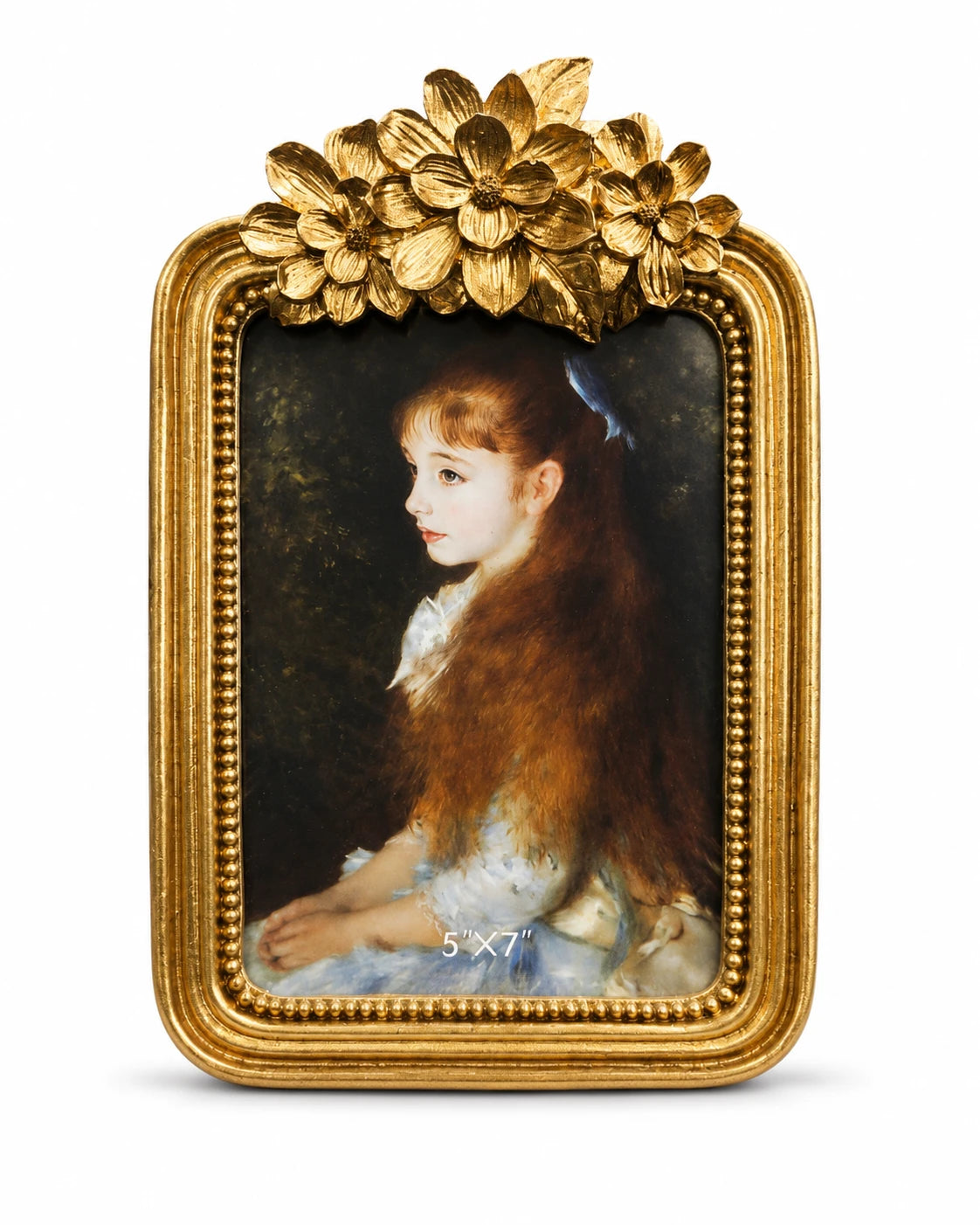 Victorian Gold Floral Photo Frame 