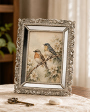 Rosehill Mirrored Photo Frame - Silver