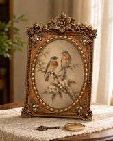 Royal Blossom Oval Photo Frame 