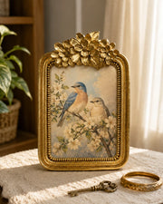 Vintage Gold Floral 5x7 Inch Photo Frame – The Decor Kart