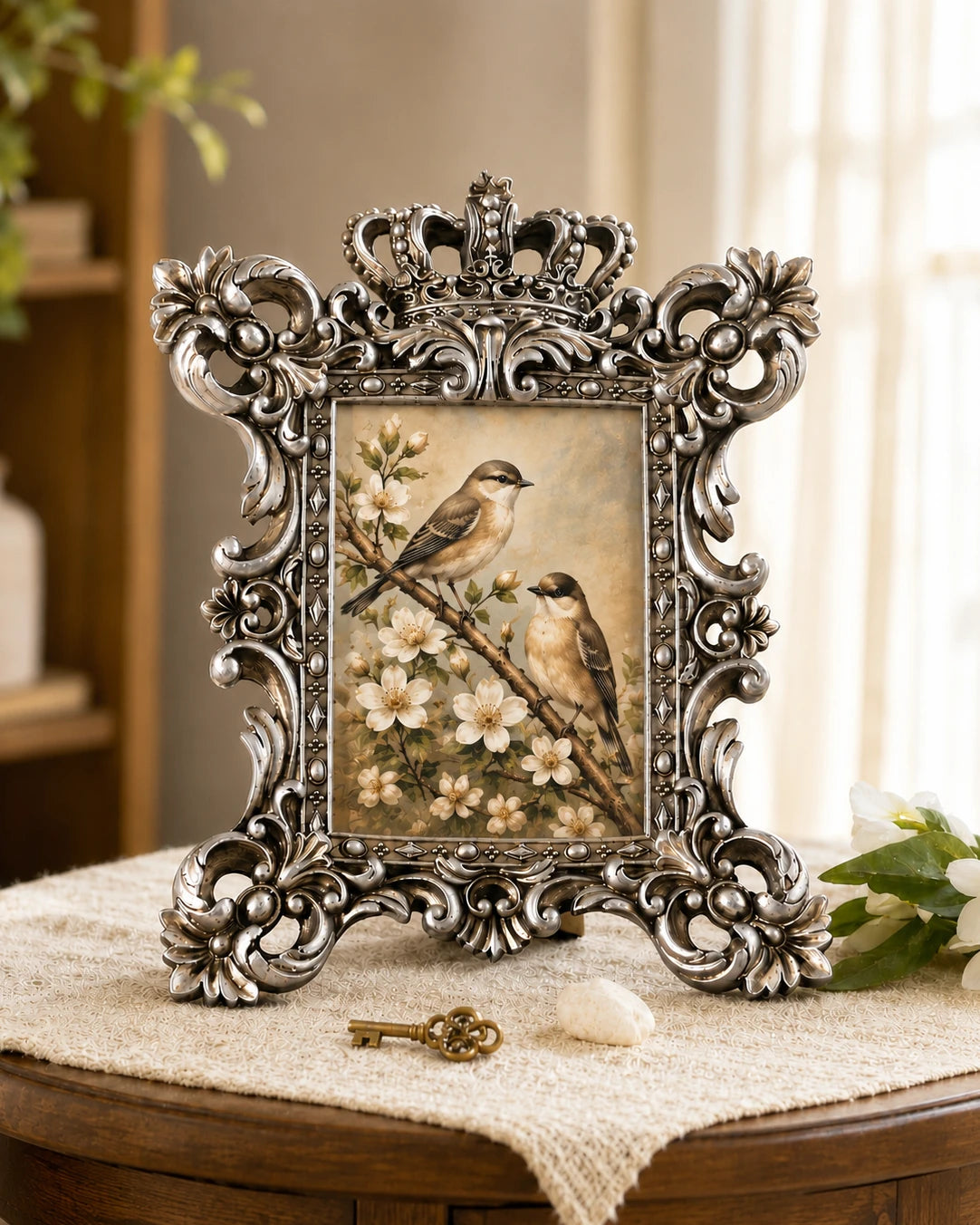 'Aristocrat' Photo Frame - Rustic Grey 