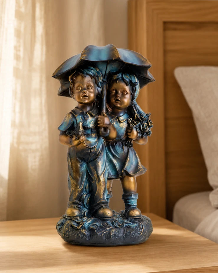 Angel Cherub Couple Figurine 