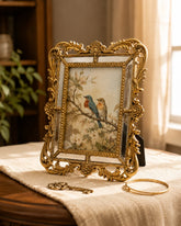 Victorian Gold Mirror Photo Frame 