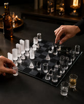 Modern Crystal Geometry Chess Set 