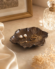 Lotus Flower Reactive Glaze Ring Dish
