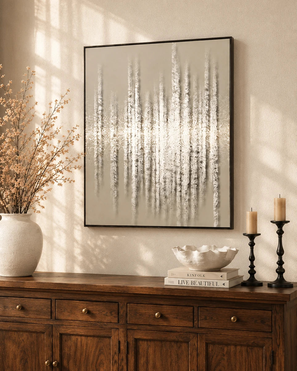 Echo Drift 3D Abstract Oil Painting