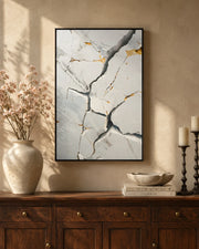 Echoes in Earth 3D Abstract Oil Painting