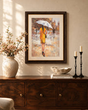 'The Lone Walk' Handmade Oil Painting 24"x 36"