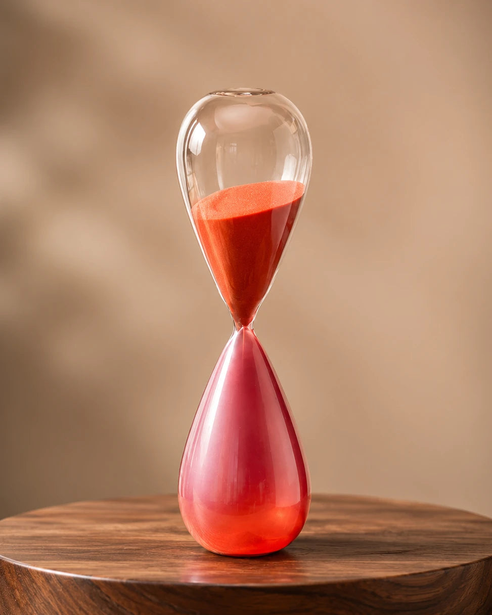 Modern Glass Sand Clock - 20 minutes 