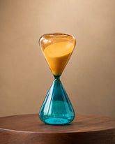 Dual Tone Glass Sand Clock - 34 minutes 