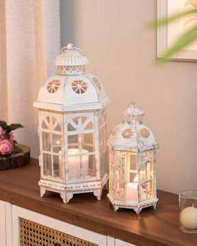 Serene Sanctum Hanging Lantern - Small