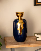 Blue & Gold Decorative Vase - II