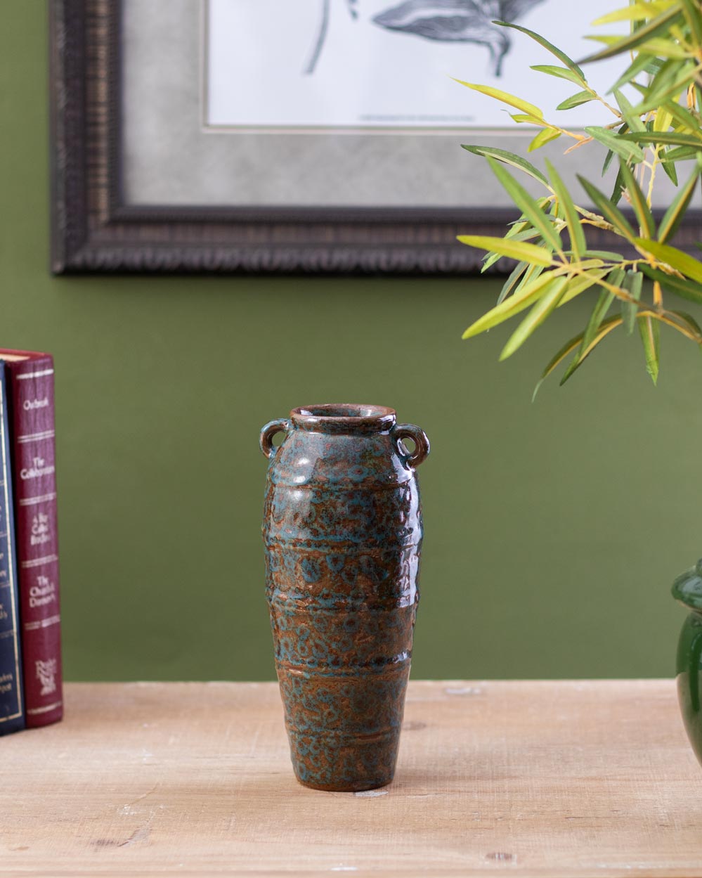 Timeworn Antiqued Small Vase