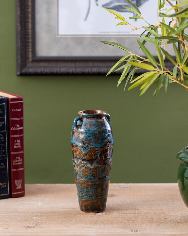 Timeworn Antiqued Small Vase