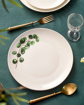 The Verdure - Green Outlined Quarter Plate