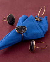 Jewelled Napkin Rings - Set of 4