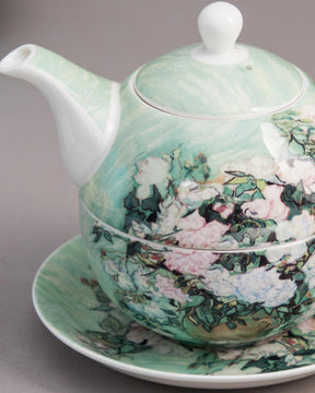 'Pink Roses' Vincent Van Gogh Tea for One Set