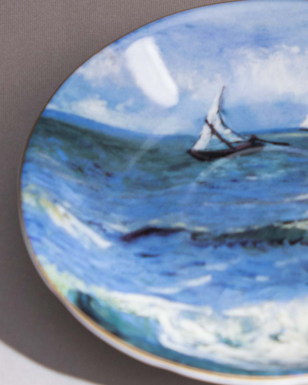 'Seascape' Vincent Van Gogh Painting Cup & Saucer