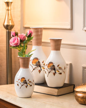 Songbird Decorative Vases - Set of 3