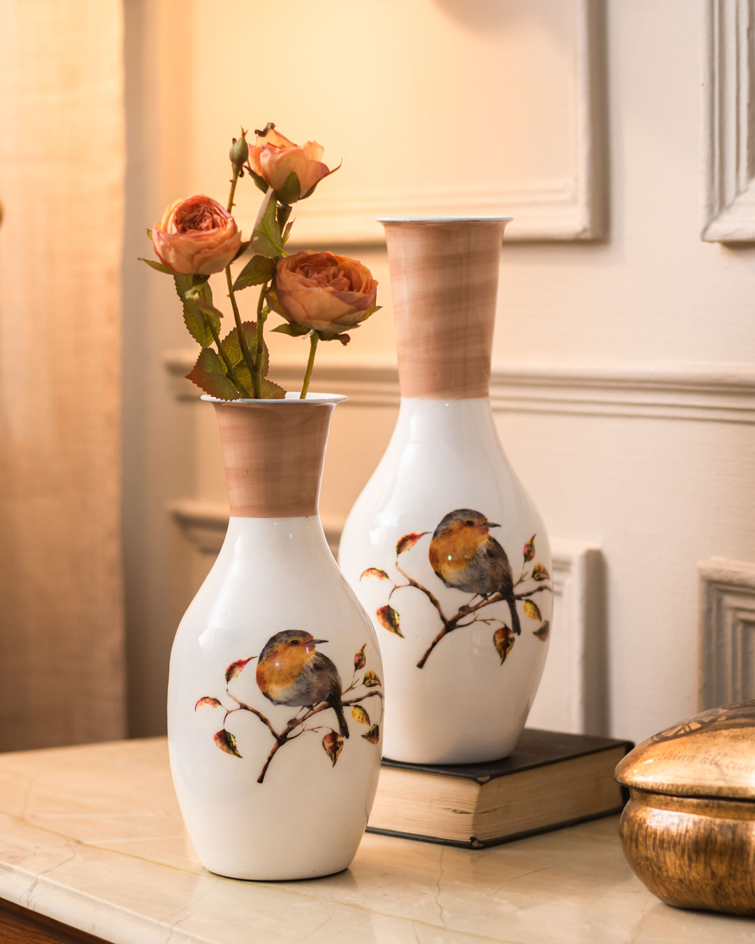 Songbird Decorative Vases - Set of 3