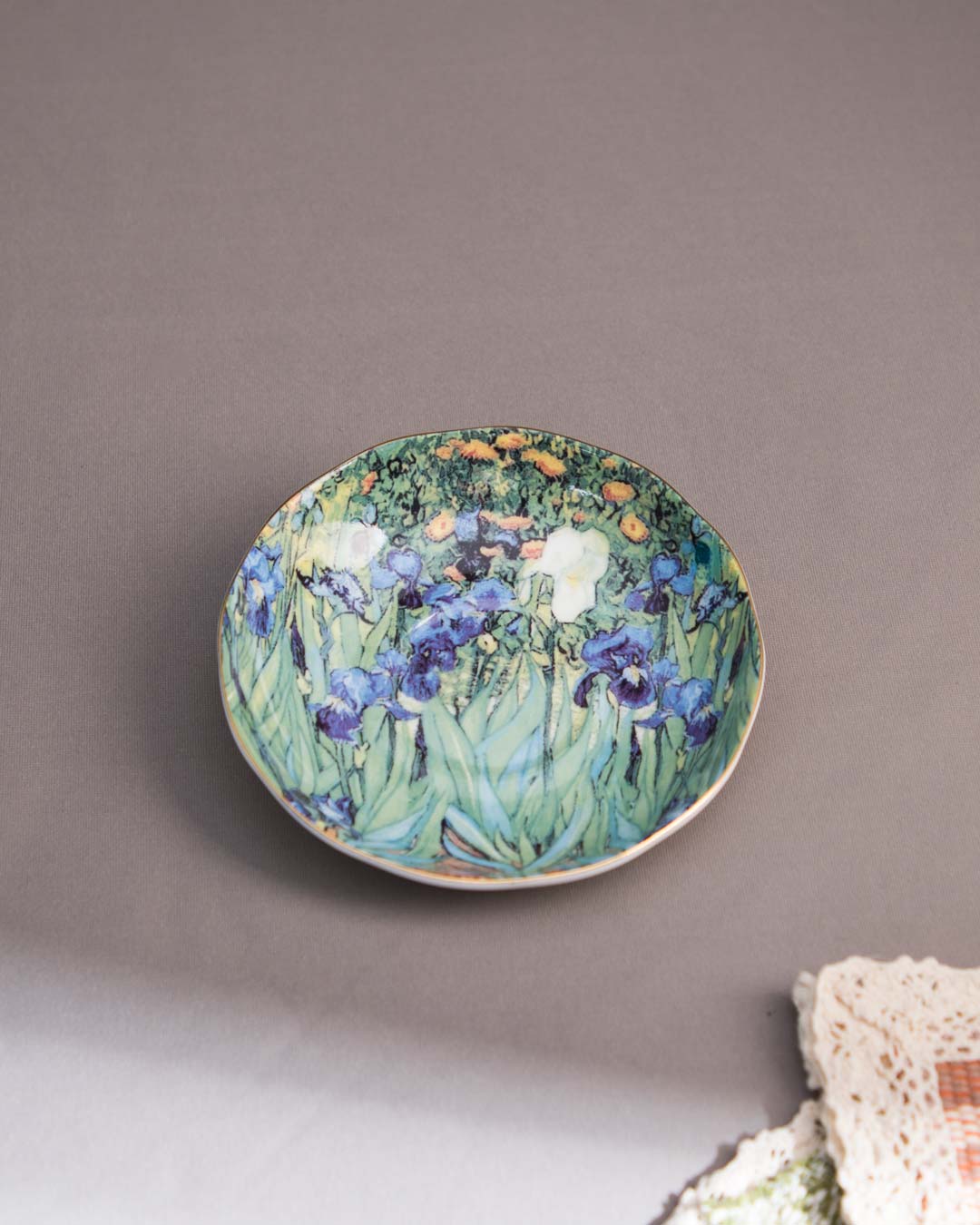'Irises' Vincent Van Gogh Painting Cup & Saucer - The Decor Kart 