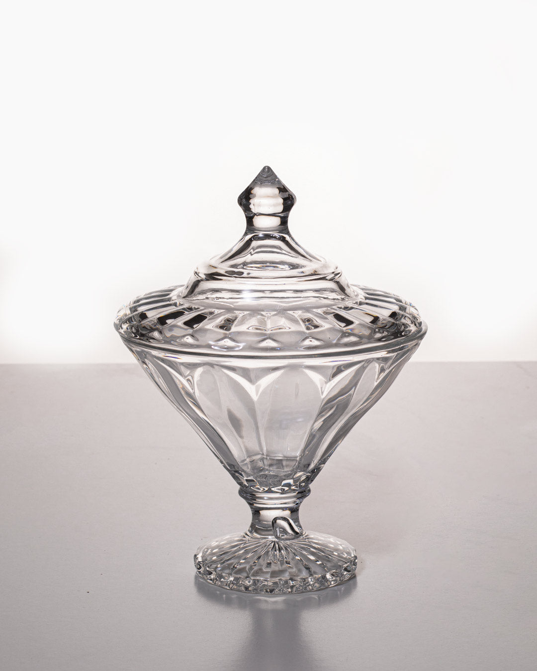 Crystal Glass Candy Buffet Jar - The Decor Kart 