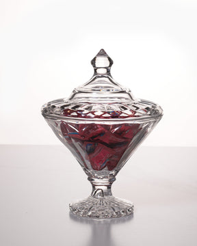 Crystal Glass Candy Buffet Jar - The Decor Kart 